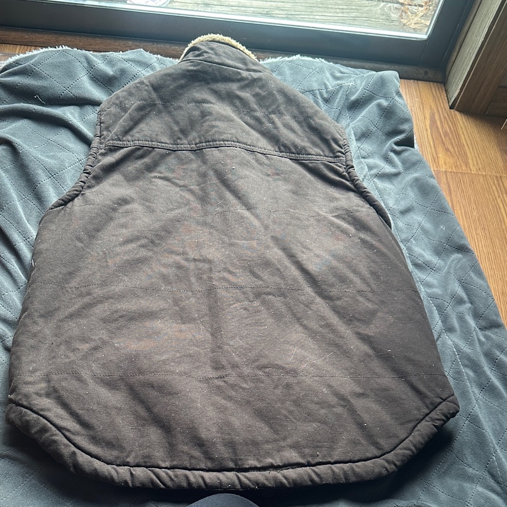 Lee Men's Chocolate Brown Fleece-Lined Vest - Picture 8 of 8